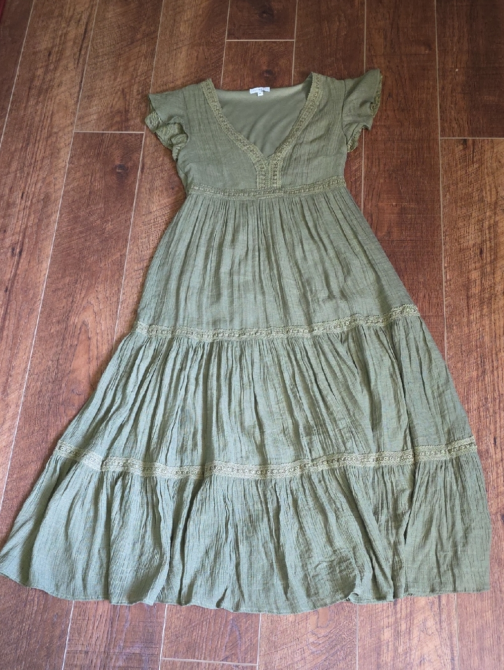 Baltic Born Olive Green Dress